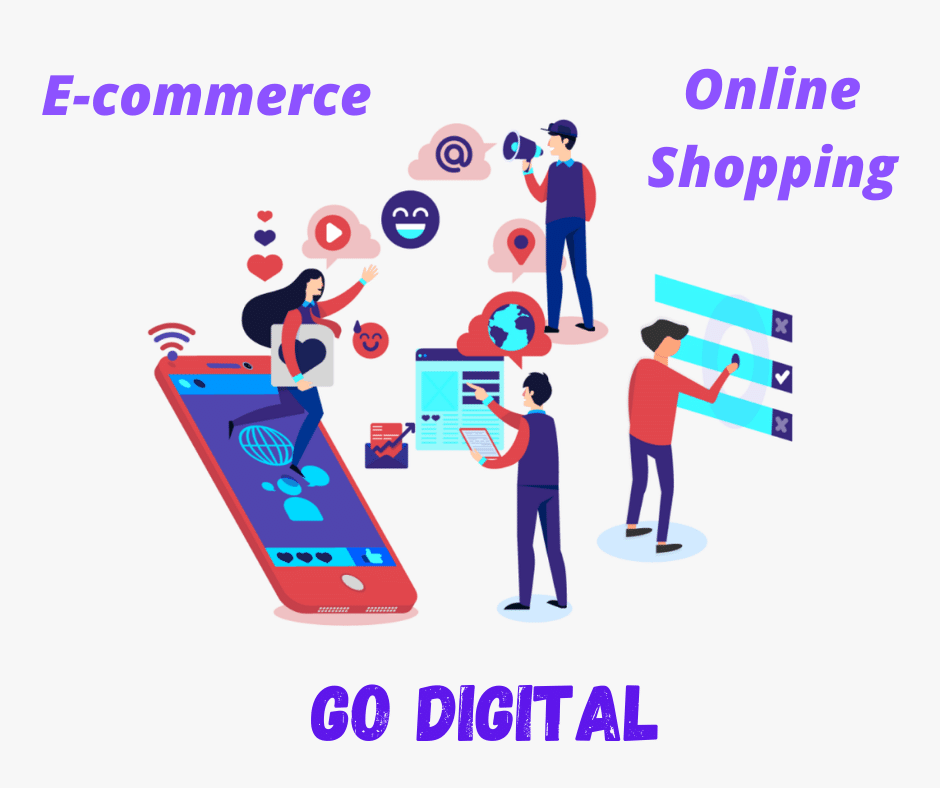 Online shopping in covid-19,  growth of Ecommerce